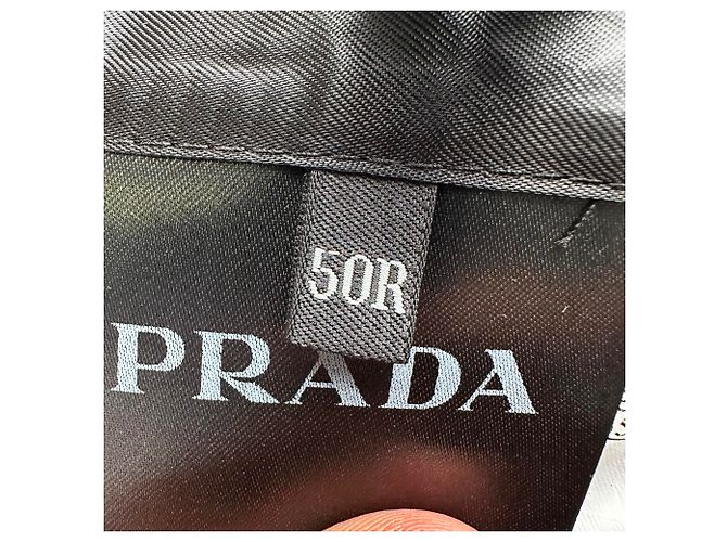 Prada Double-breasted Blazer in Black Wool - view 5