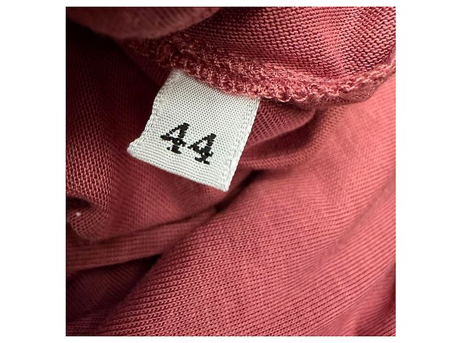 Polo girocollo a V Herno in lyocell bordeaux Bordò - vista 5