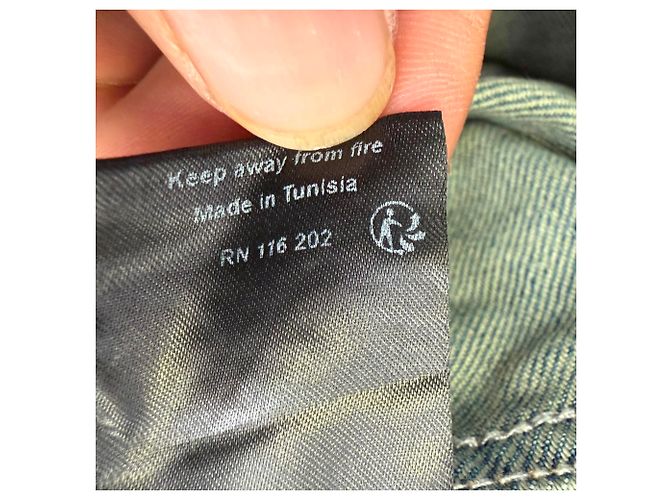 Chaqueta vaquera con estampado gráfico Zadig & Voltaire en algodón azul - vista 6