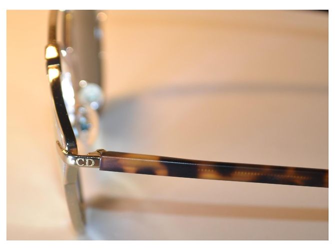 Dior So Real Sonnenbrille Braun Metallisch - Ansicht 4
