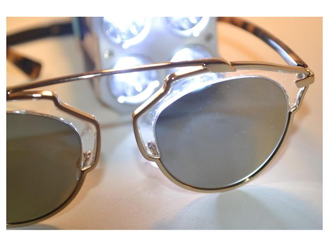 Dior So Real Sonnenbrille Braun Metallisch - Ansicht 9