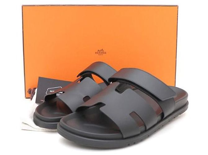 Hermès Pantofole e sandali da uomo Nero - vista 8