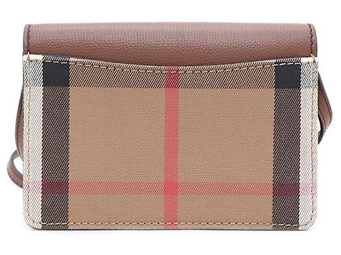 Burberry Borsa a spalla e borsa a tracolla New Hampshire Check Marrone - vista 3