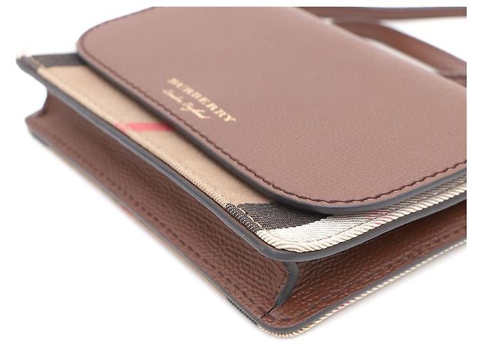 Burberry Borsa a spalla e borsa a tracolla New Hampshire Check Marrone - vista 7
