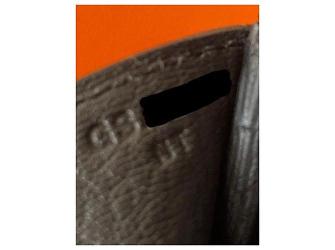 Hermès Birkin 35 Pelle Togo Grigio - vista 10