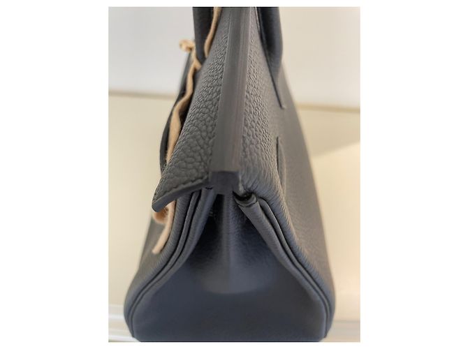 Hermès Birkin 35 Pelle Togo Grigio - vista 4