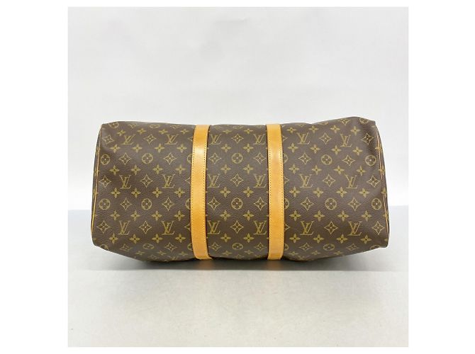 Louis Vuitton Boston Monogram Keepall 50 Marrone - vista 3