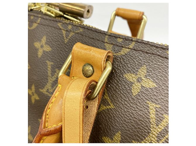 Louis Vuitton Boston Monogram Keepall 50 Marrone - vista 9