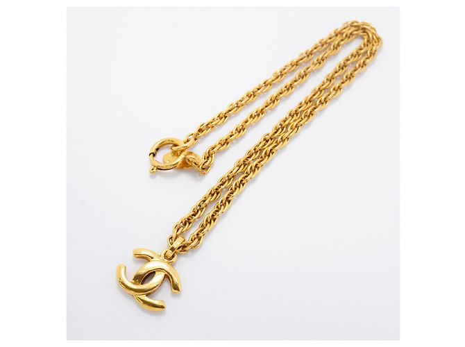 Collana Chanel placcata oro D'oro - vista 3