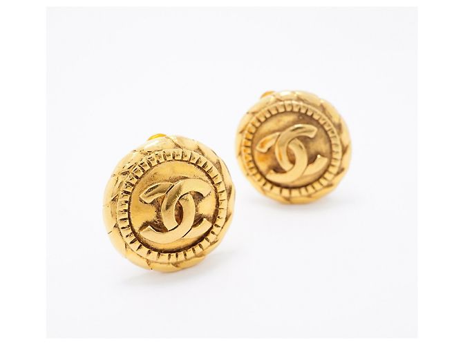 Orecchini a clip Chanel placcati oro D'oro - vista 2