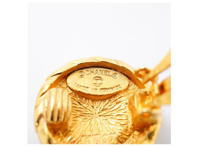 Orecchini a clip Chanel placcati oro D'oro - vista 4