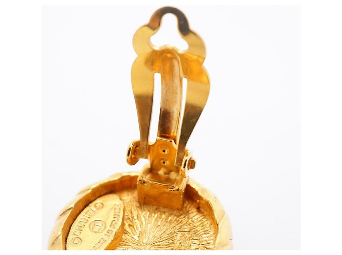 Orecchini a clip Chanel placcati oro D'oro - vista 7
