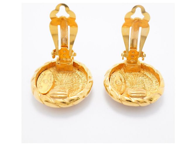 Orecchini a clip Chanel placcati oro D'oro - vista 9