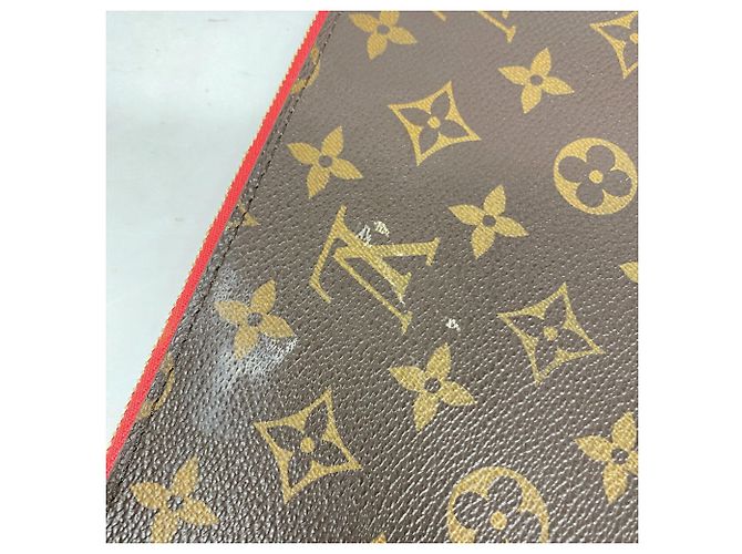 Louis Vuitton Monogram V-Line Neverfull MM Tote Bag Rot - Ansicht 11