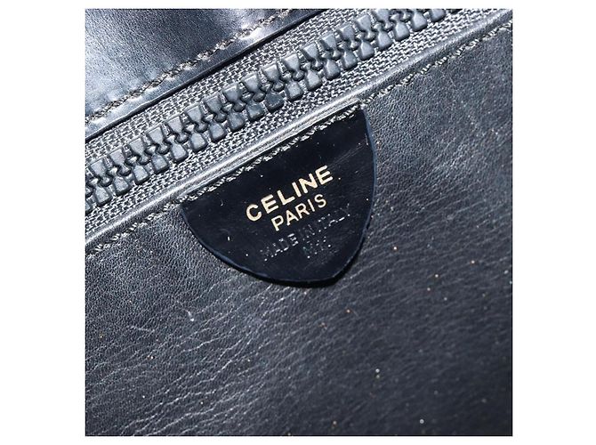 Céline CELINE Shoulder Bag Leather Black Gold - vista 15