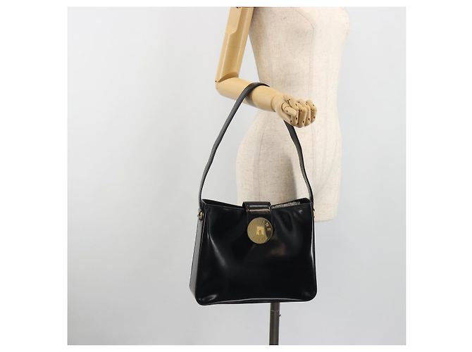 Céline CELINE Shoulder Bag Leather Black Gold - vista 21