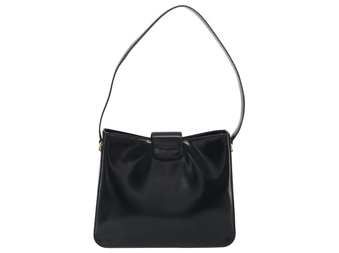 Céline CELINE Shoulder Bag Leather Black Gold - vista 3
