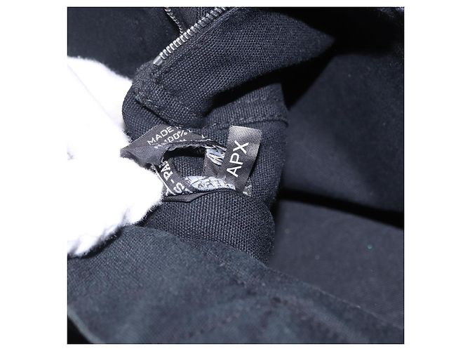 Hermès HERMES Fourre Tout MM Hand Bag Canvas Black Silver - vista 20