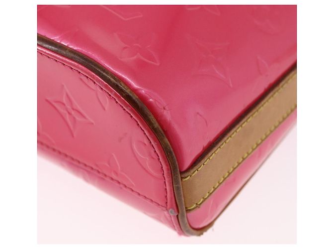 LOUIS VUITTON Monogram Vernis Sullivan Vertical Fuchsia Pink M91259 - vista 11