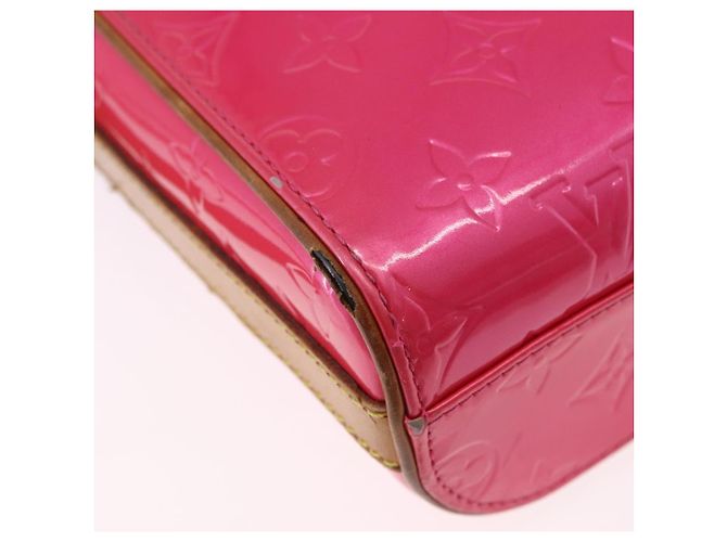 LOUIS VUITTON Monogram Vernis Sullivan Vertical Fuchsia Pink M91259 - vista 12