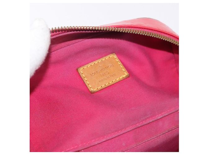 LOUIS VUITTON Monogram Vernis Sullivan Vertical Fuchsia Pink M91259 - vista 16