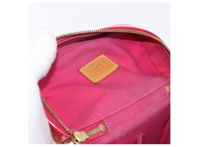 LOUIS VUITTON Monogram Vernis Sullivan Vertical Fuchsia Pink M91259 - vista 17