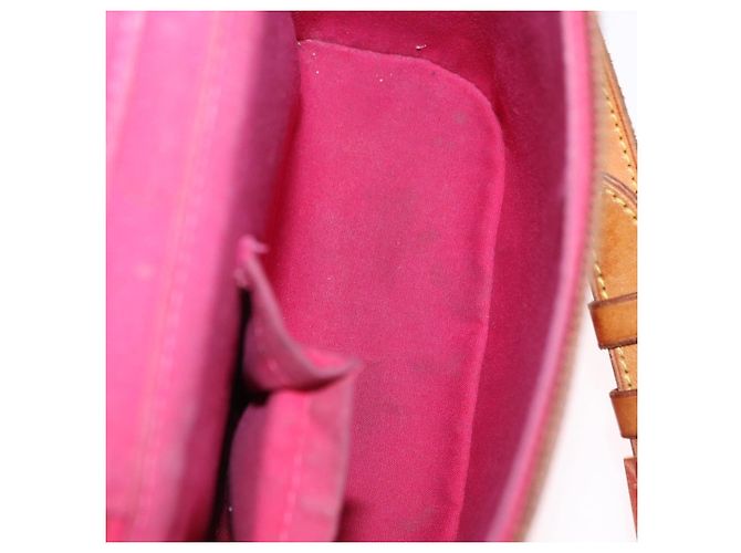 LOUIS VUITTON Monogram Vernis Sullivan Vertical Fuchsia Pink M91259 - vista 18
