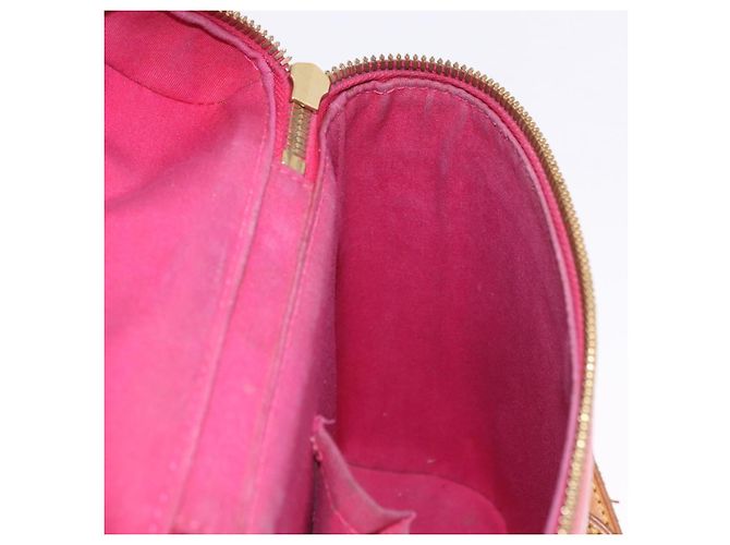 LOUIS VUITTON Monogram Vernis Sullivan Vertical Fuchsia Pink M91259 - vista 19