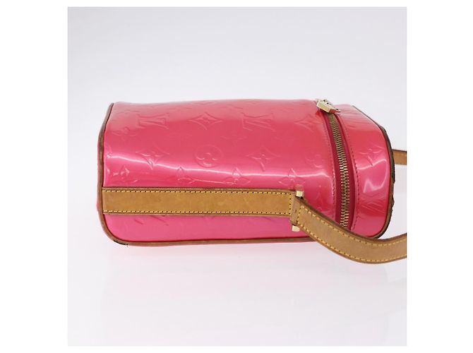 LOUIS VUITTON Monogram Vernis Sullivan Vertical Fuchsia Pink M91259 - vista 4