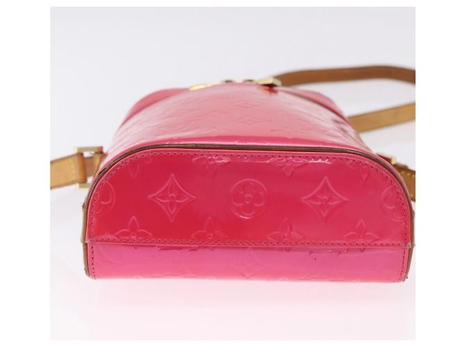 LOUIS VUITTON Monogram Vernis Sullivan Vertical Fuchsia Pink M91259 - vista 9