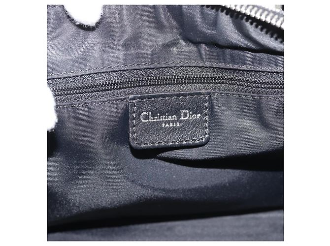 Christian Dior Trotter Canvas Boston Bag Black Silver - vista 15