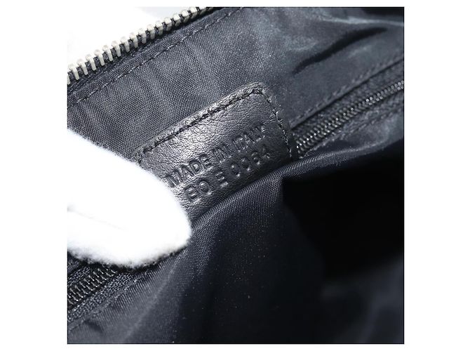 Christian Dior Trotter Canvas Boston Bag Black Silver - vista 21