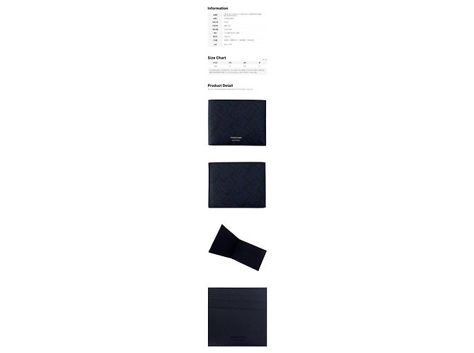 Salvatore Ferragamo Portafoglio Monogramma Logo Print Blu Scuro Navy Nero - vista 2