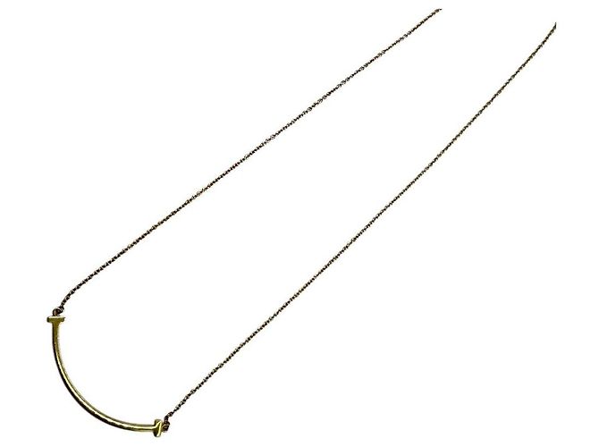 Tiffany & Co Collana con pendente Smile Small Rose Gold - vista 3