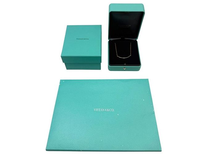 Tiffany & Co Collana con pendente Smile Small Rose Gold - vista 6