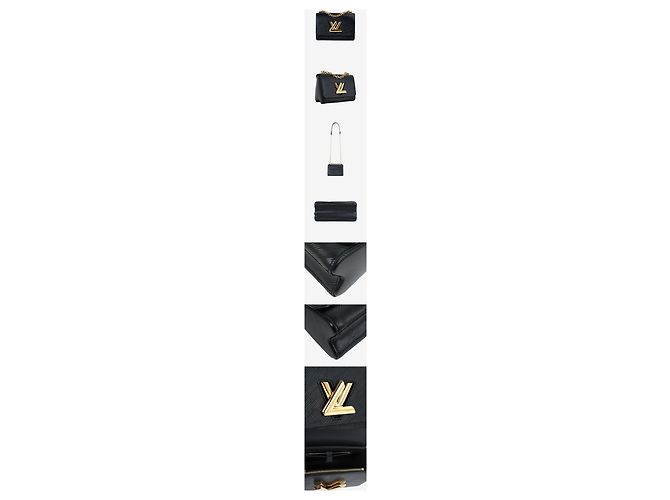 Louis Vuitton Borsa a tracolla Epi Twist Chain PM Nero - vista 2