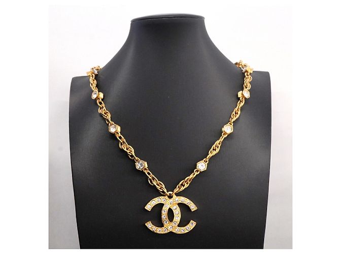Collana Chanel placcata oro D'oro - vista 6