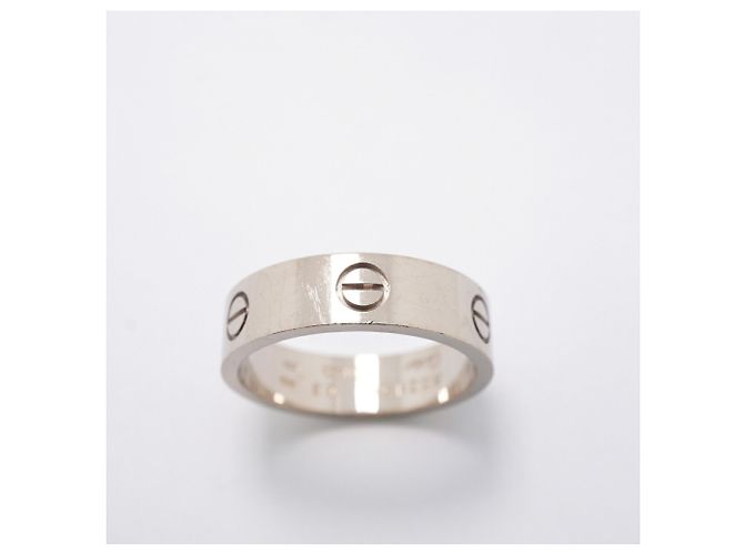 Bague Cartier Love en or blanc 18K - vue 2