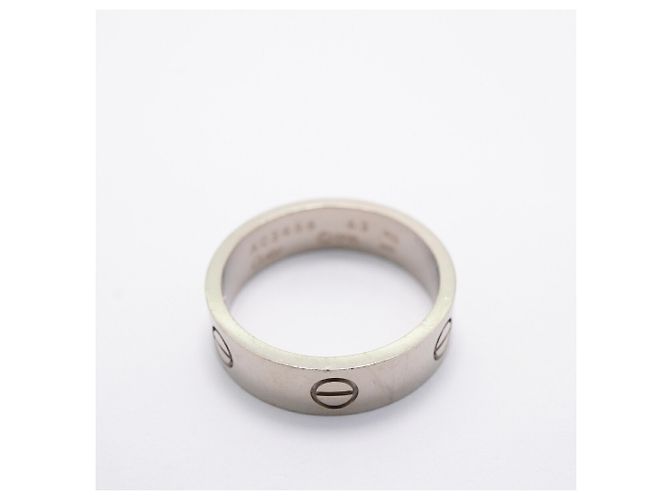 Bague Cartier Love en or blanc 18K - vue 3