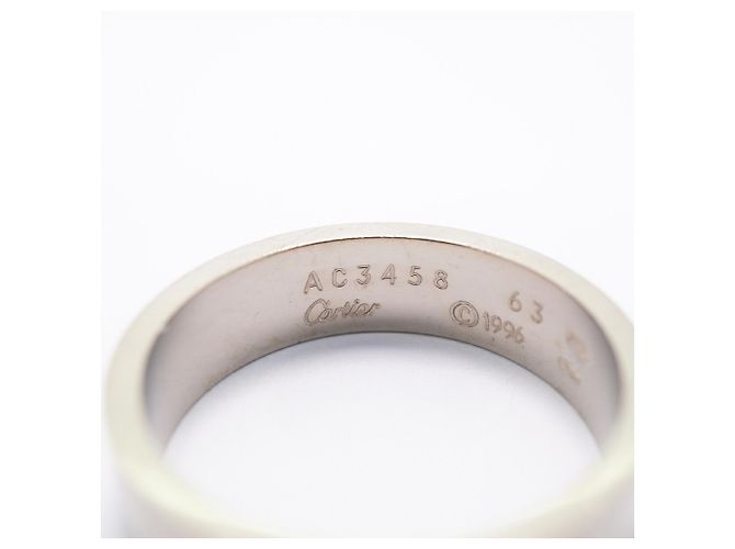 Bague Cartier Love en or blanc 18K - vue 4