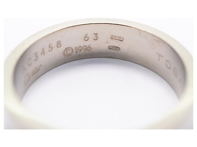 Bague Cartier Love en or blanc 18K - vue 5