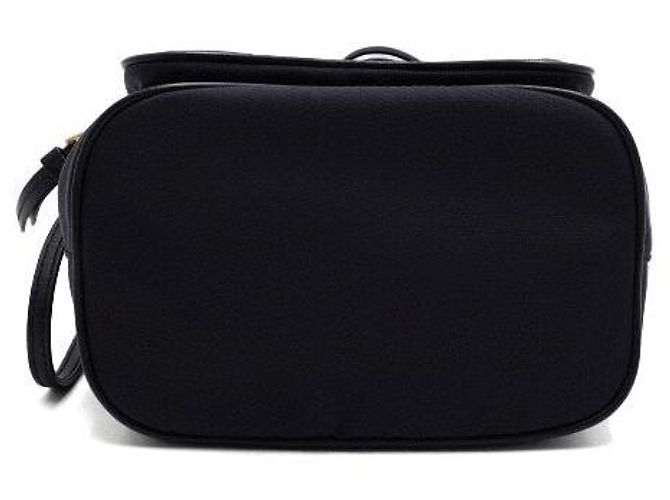 Tote Prada Borsa a secchiello e borsa a tracolla Bella in tessuto blu navy con metallo dorato - vista 7