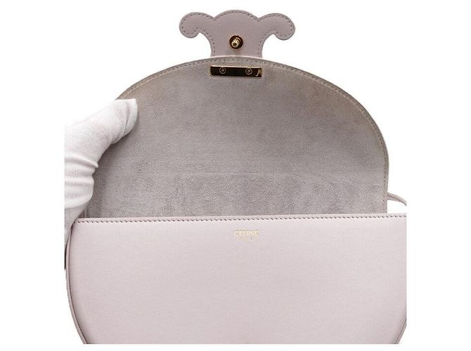 Céline Borsa a tracolla e spalla Triope Versace da donna in vitello liscio Porpora - vista 7