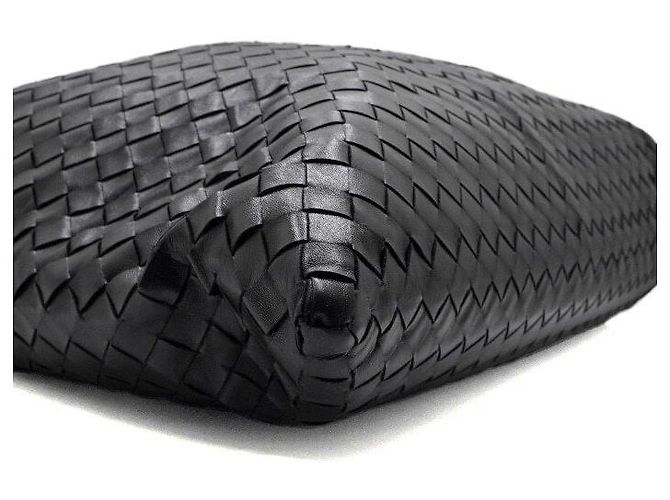 Bottega Veneta Borsa Tote e a Tracolla Hop Large in Pelle Intrecciato Nera Nero - vista 7