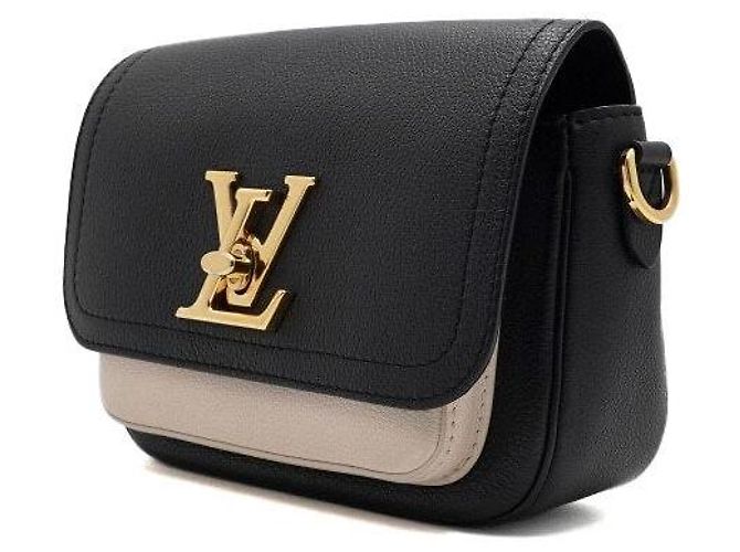 Louis Vuitton Borsa a spalla e a tracolla Lockme Tender Chain Nero - vista 3