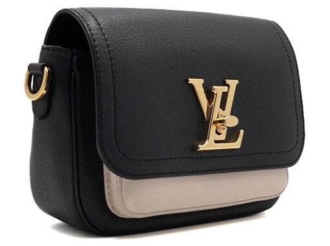 Louis Vuitton Borsa a spalla e a tracolla Lockme Tender Chain Nero - vista 4