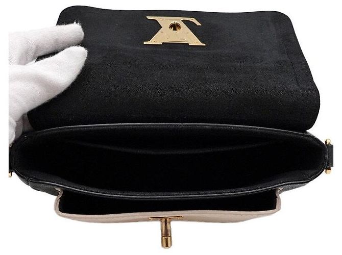 Louis Vuitton Borsa a spalla e a tracolla Lockme Tender Chain Nero - vista 6