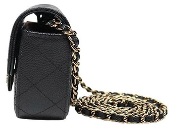 Chanel Borsa crossbody a catena nera dimensione Mini Size Nero - vista 2