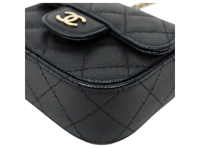 Chanel Borsa crossbody a catena nera dimensione Mini Size Nero - vista 5