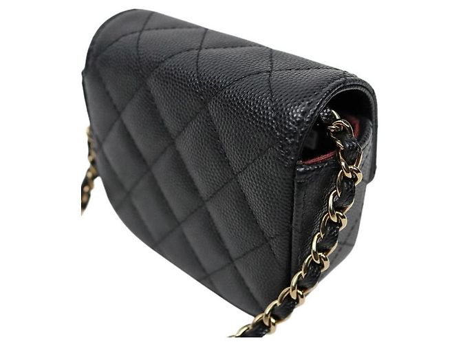 Chanel Borsa crossbody a catena nera dimensione Mini Size Nero - vista 6